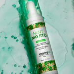 exsens huile de massage chauffante gourmande parfum mojito facon pompe 50ml