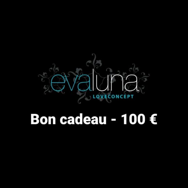 Bon cadeau 100€ valable 1 an à la boutique EvaLuna