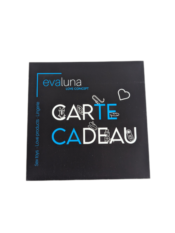 carte cadeau valable 1 an à la boutique EvaLuna