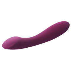 sextoy silicone vibrant amy marque svakom, simple à manipuler, double utilisation externe sur le clitoris et interne zone G couleur mauve