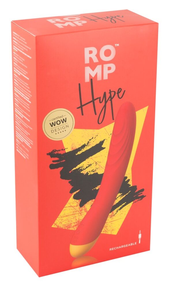 sextoy vibrant silicone hype marque romp couleurs orange et jaune