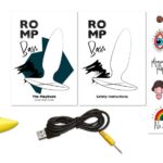 plug anal vibrant marque romp modèle bass rechargeable couleurs vert sapin et jaune