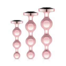 Set de plugs en métal Rosy Gold